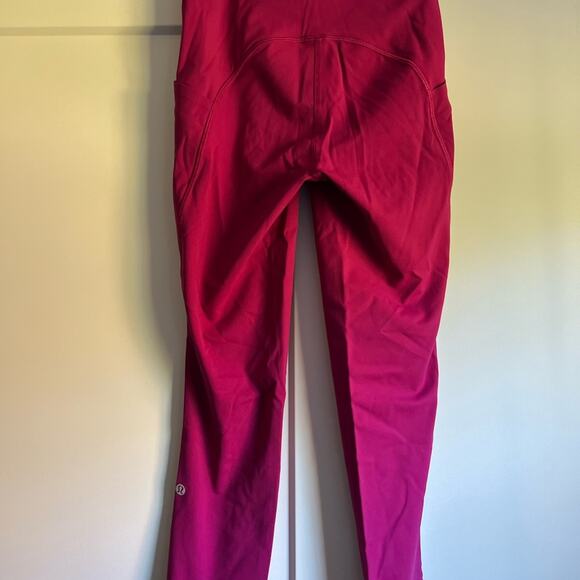 Lululemon Swift Speed HR crop- 23” raspberry color NWT - Picture 3 of 7